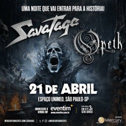 Transporte Savatage e  Opeth - 21/04